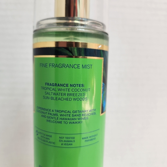🆕️ BBW Waikiki Beach Coconut Full Size Body Spray 8 oz NEW - Picture 4 of 4